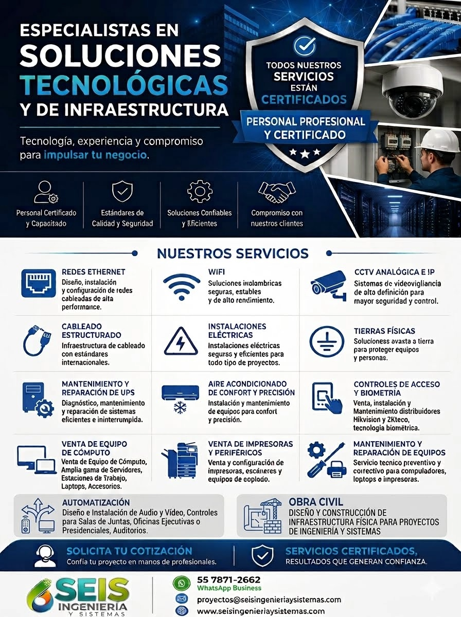 SEIS INGENIERIA -Nuestros Servicios